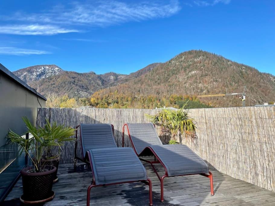 Luxus Penthouse Mit Panoramablick Bad Ischl Exterior foto